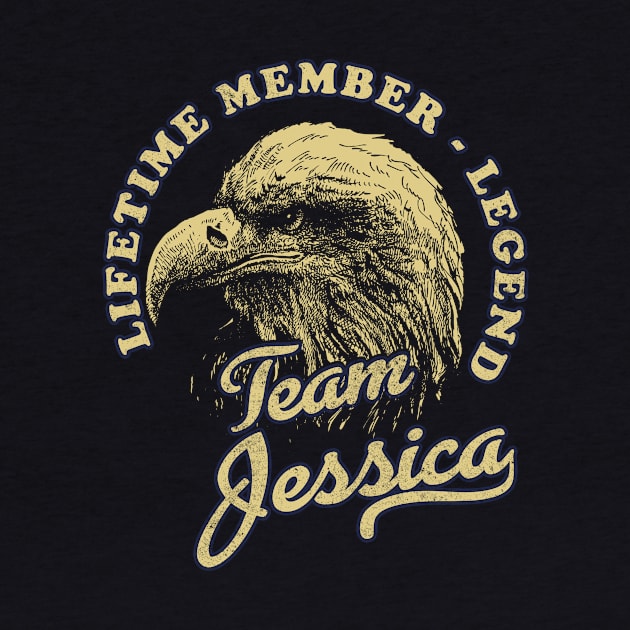 Jessica Name - Lifetime Member Legend - Eagle by Stacy Peters Art